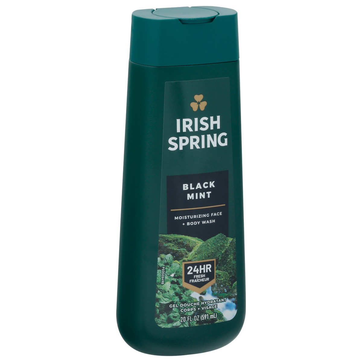 slide 9 of 13, Irish Spring Black Mint Moisturizing Face + Body Wash 20 fl oz, 20 fl oz