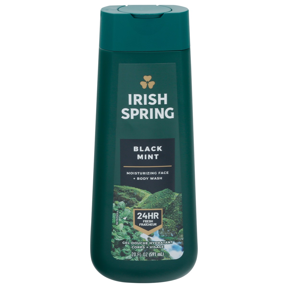 slide 1 of 13, Irish Spring Black Mint Moisturizing Face + Body Wash 20 fl oz, 20 fl oz