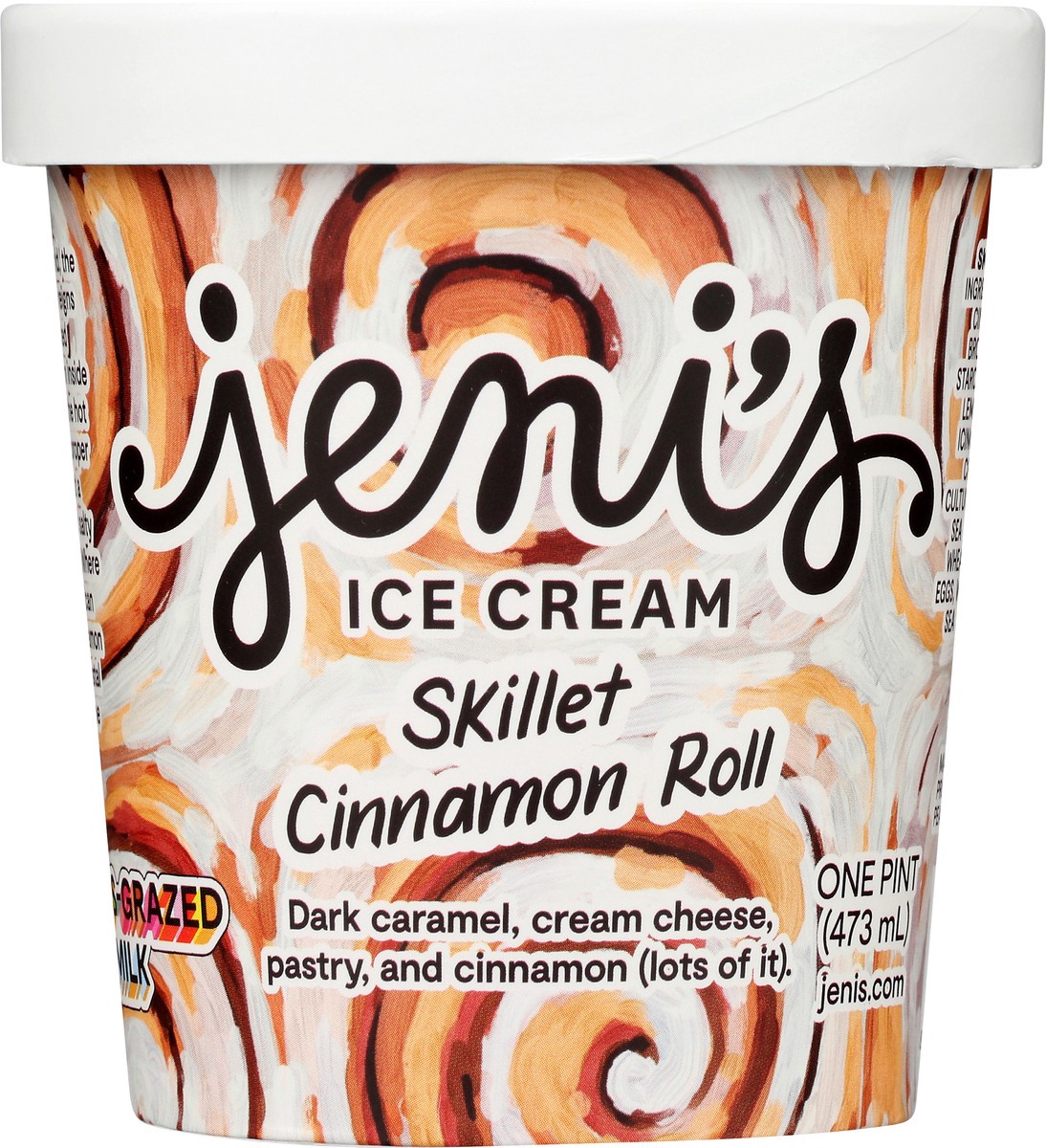 slide 1 of 9, Jeni's Skillet Cinnamon Roll Ice Cream 1 pt, 1 pint