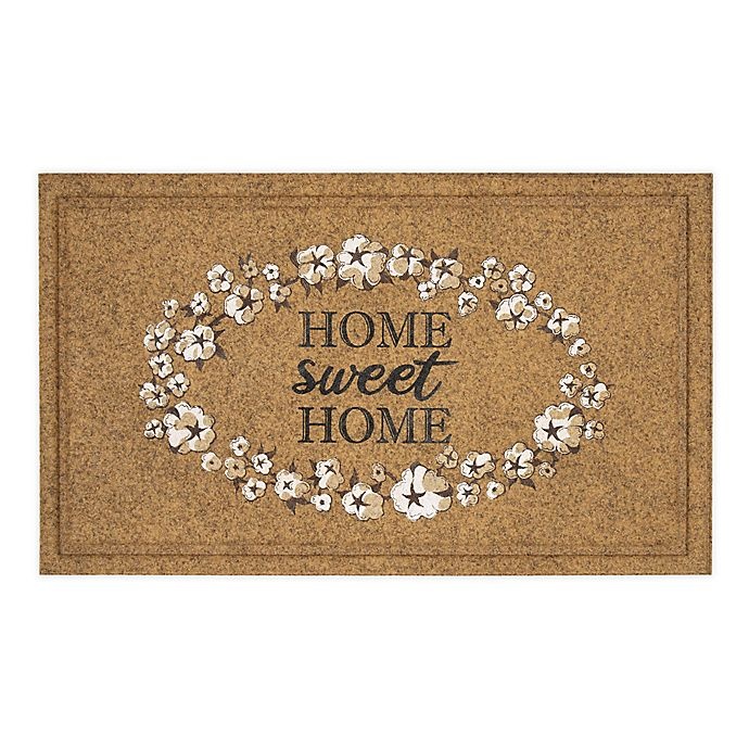 slide 1 of 5, Mohawk Home 18 x 30''''Home Sweet Home'' Door Mat - Tan/White'', 1 ct