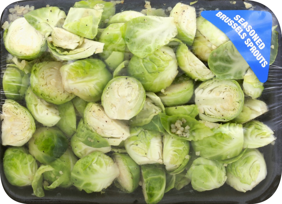 slide 1 of 5, Harris Teeter Seasoned Brussel Sprouts, 1 ct