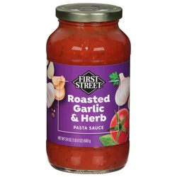 First Street Roasted Garlic Herb Pasta Sauce