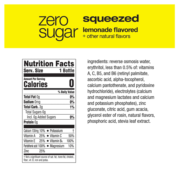 slide 18 of 29, vitaminwater zero sugar squeezed Bottles- 6 ct, 6 ct