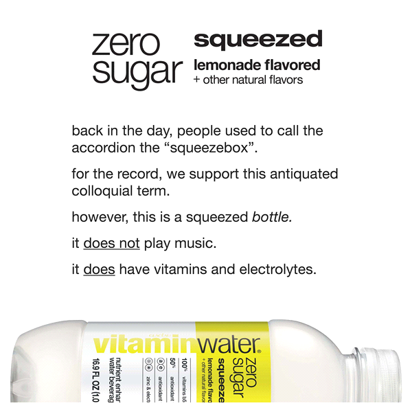 slide 26 of 29, vitaminwater zero sugar squeezed Bottles- 6 ct, 6 ct