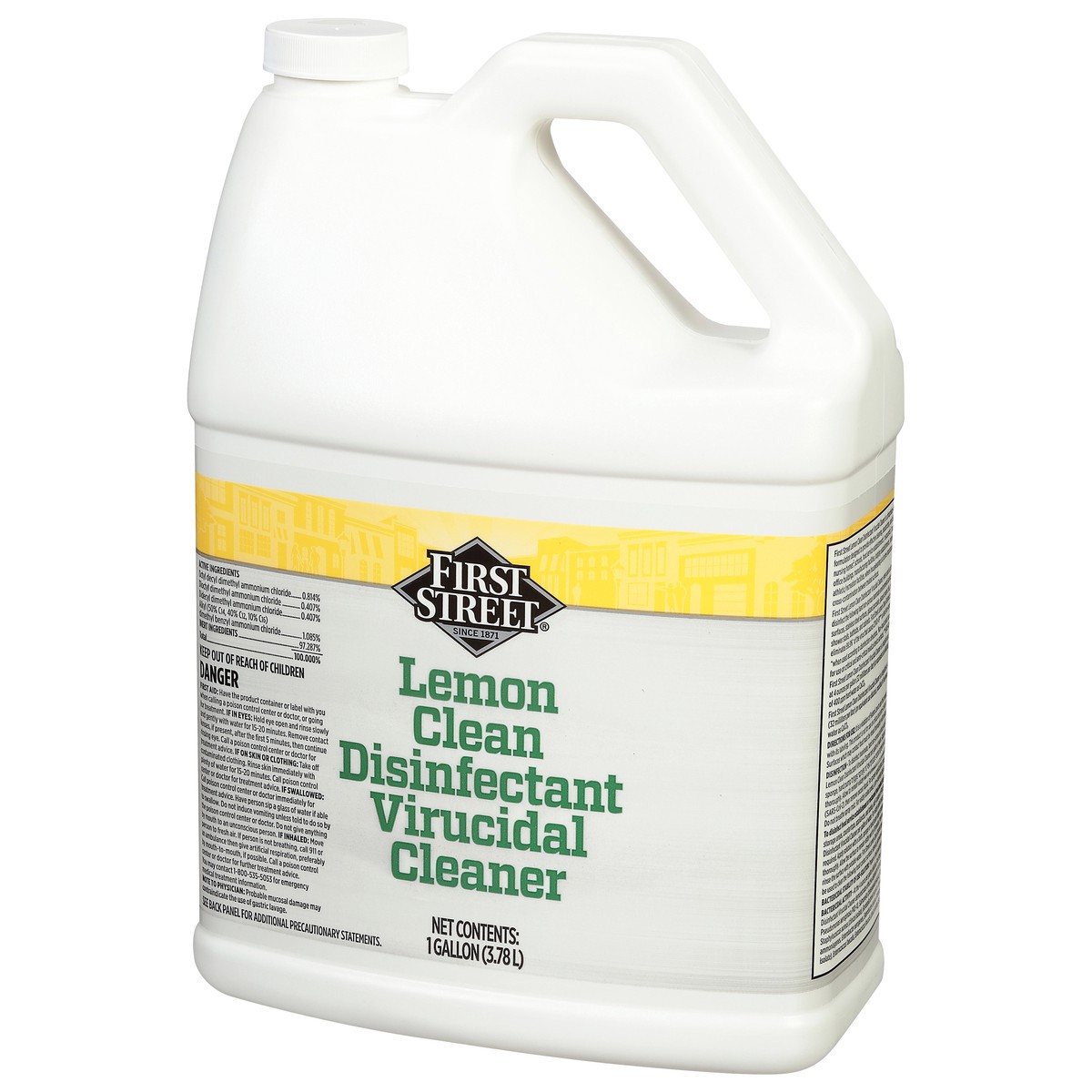 slide 3 of 4, First Street Lemon Cleaner, 1 gal