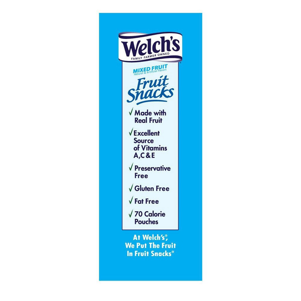 slide 6 of 7, Welch's Mixed Fruit Fruit Snacks Family Size 40 - 0.8 oz Pouches, 40 ct