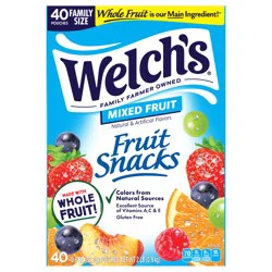Welch's Fruit Snacks, Mixed Fruit