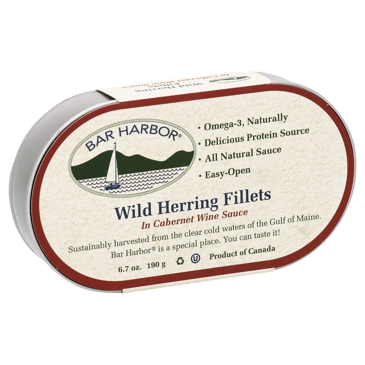 slide 4 of 5, Bar Harbor Herring 6.7 oz, 6.7 oz