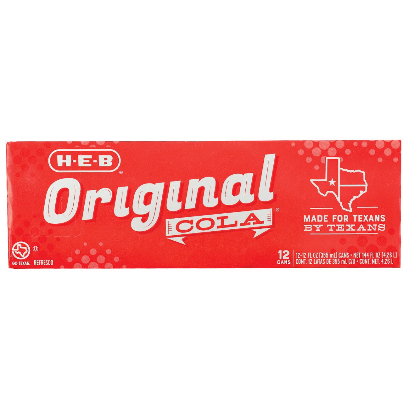 slide 1 of 1, H-E-B Original Cola - 12 ct; 12 fl oz, 12 ct; 12 fl oz