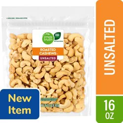 Simple Truth Roasted Unsalted Cashews