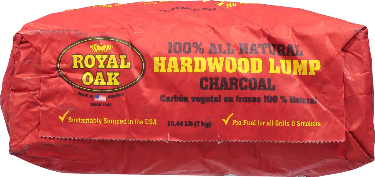 slide 5 of 9, Royal Oak 100% Natural Hardwood Charcoal 15.44 lb, 15.44 lb