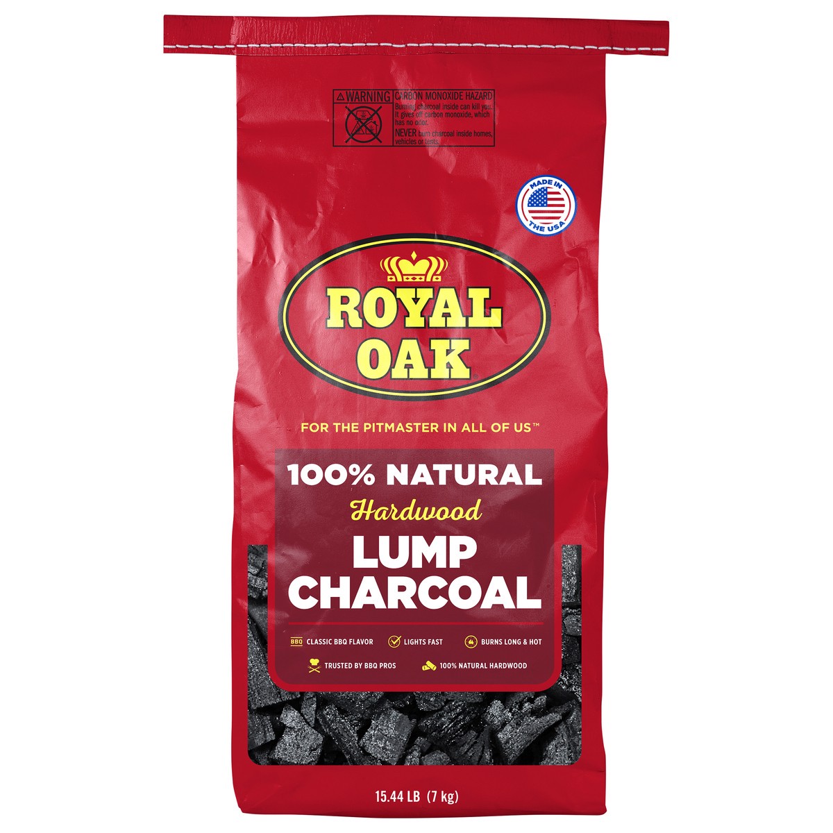 slide 1 of 9, Royal Oak 100% Natural Hardwood Charcoal 15.44 lb, 15.44 lb