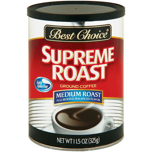 slide 1 of 1, Best Choice Supreme Roast Medium Coffee - 11.5 oz, 11.5 oz