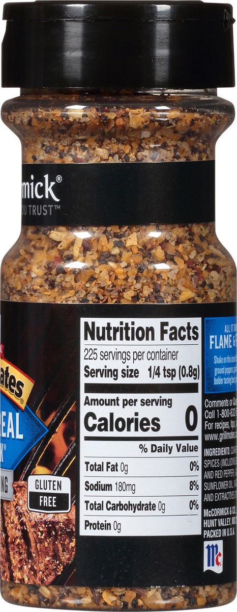 slide 4 of 7, McCormick Grill Mates Chef Size Montreal Steak Seasoning, 6.37 oz, 6.37 oz