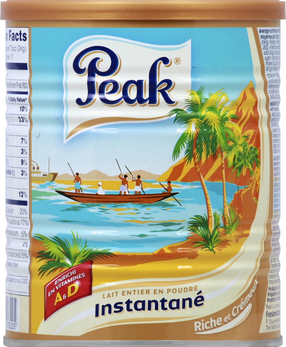 slide 4 of 6, PEAK Whole Milk 14.1 oz, 400 gram