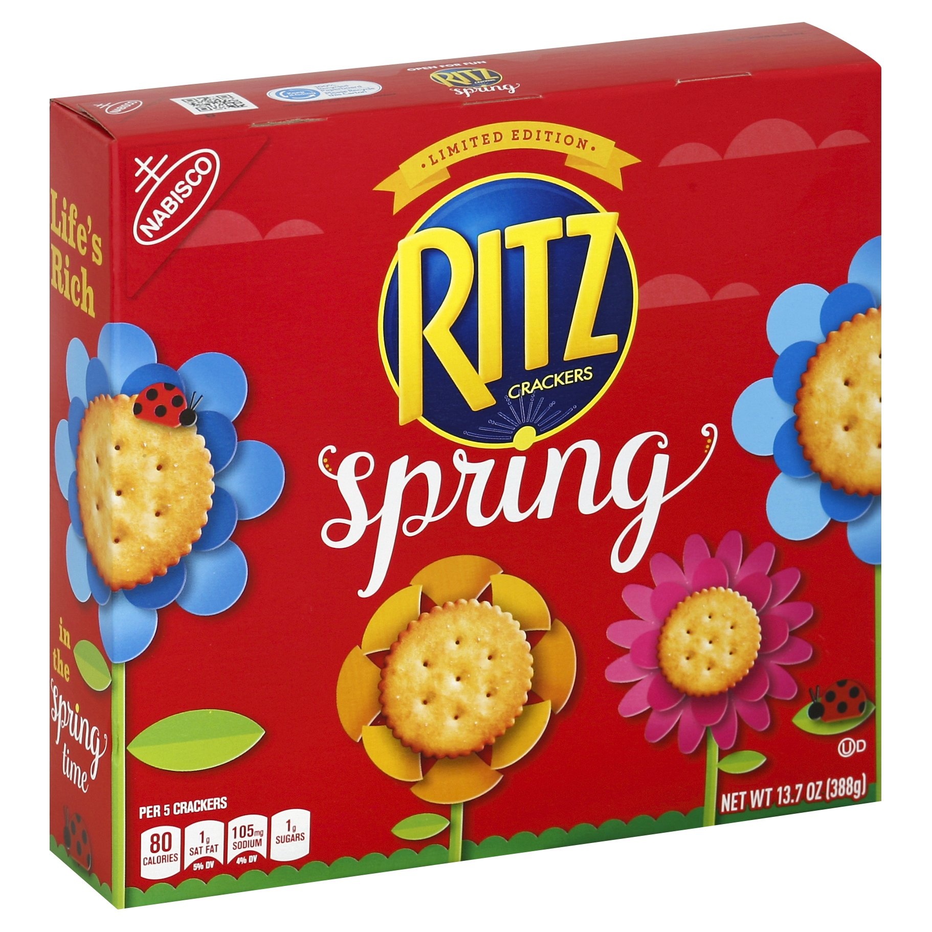 slide 1 of 4, Nabisco Ritz Limited Edition Spring Crackers, 13.7 oz