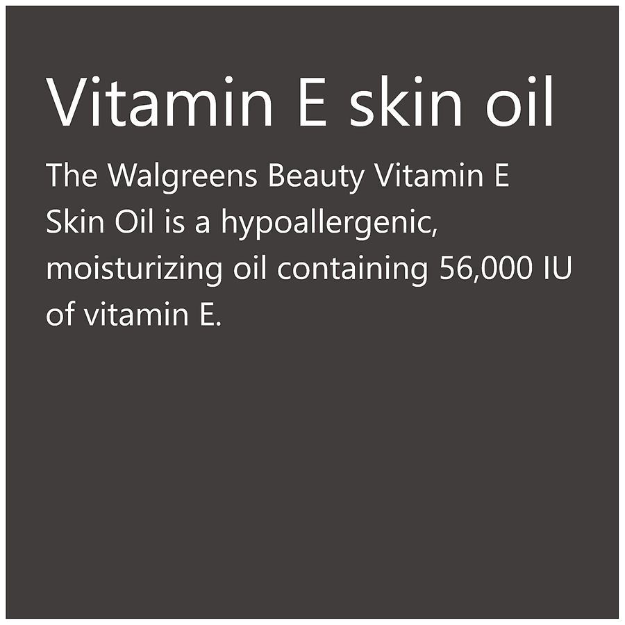 slide 4 of 5, Walgreens Beauty Vitamin E-Skin Oil, 4.8 oz