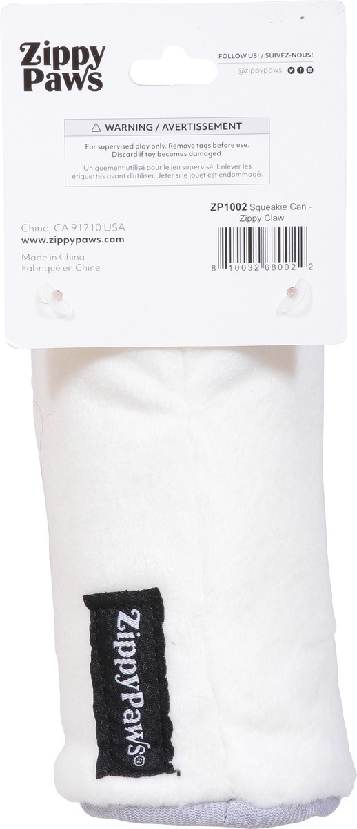 slide 5 of 13, Zippy Paws Zippy Claw Squeakie Can Squeaky Dog Toy 1 ea, 1 ct