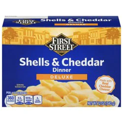 First Street Deluxe Shells & Cheddar Dinner