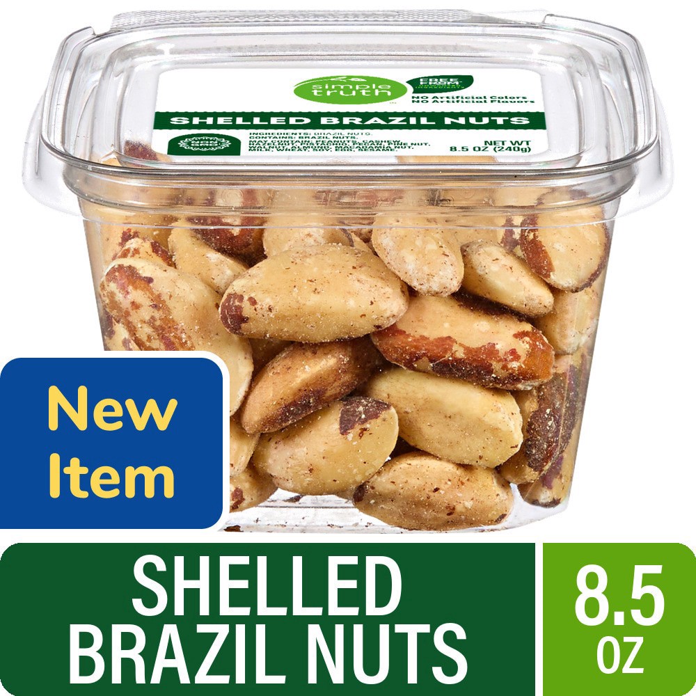 slide 1 of 1, Kroger® Shelled Brazil Nuts, 8.5 oz