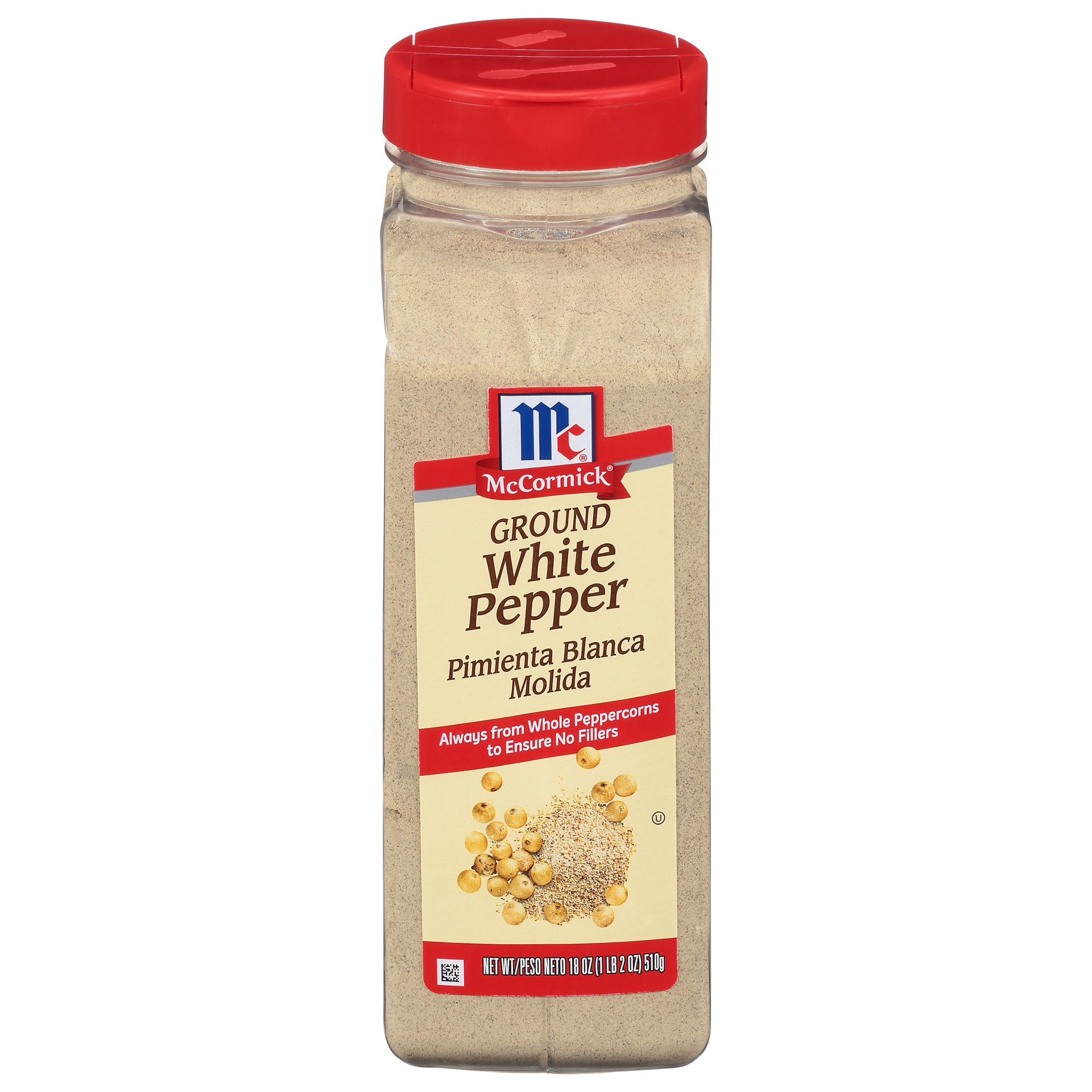 slide 1 of 7, McCormick Ground White Pepper, 18 oz