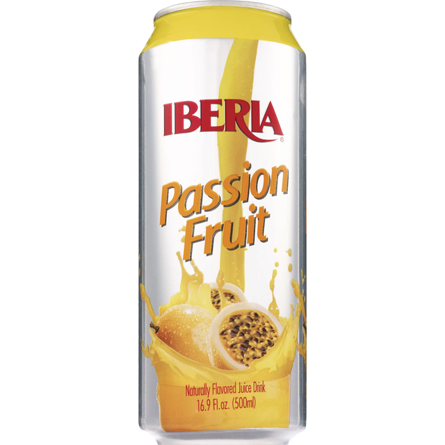 slide 1 of 1, Iberia Passion Fruit Juice Drink, 16.9 fl oz