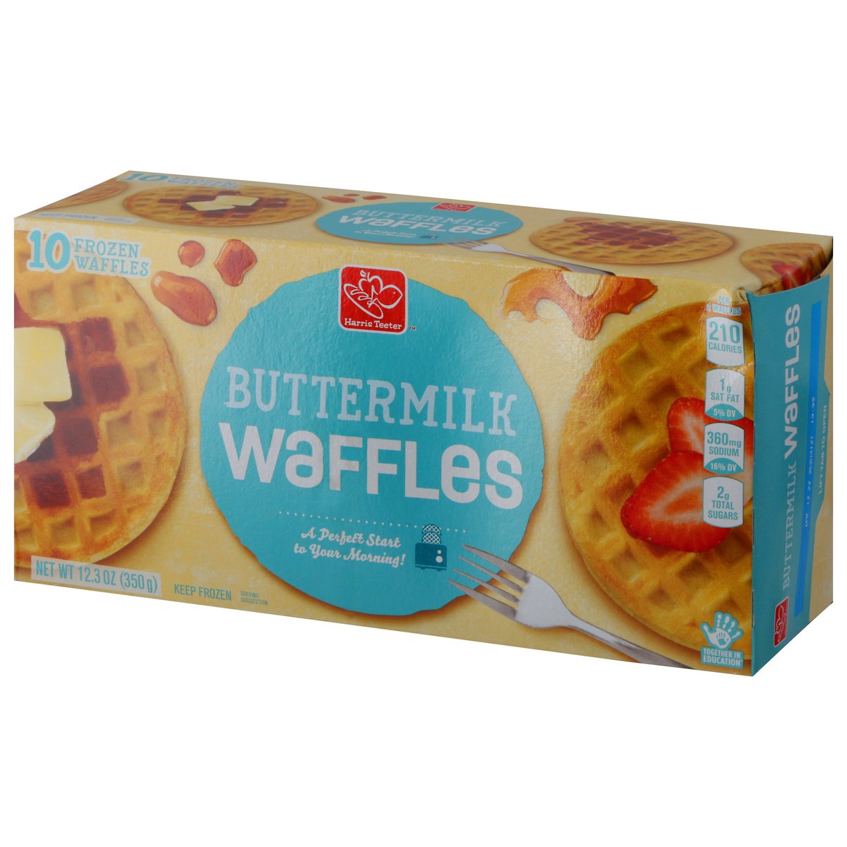 slide 9 of 9, Harris Teeter Buttermilk Waffles, 10 ct