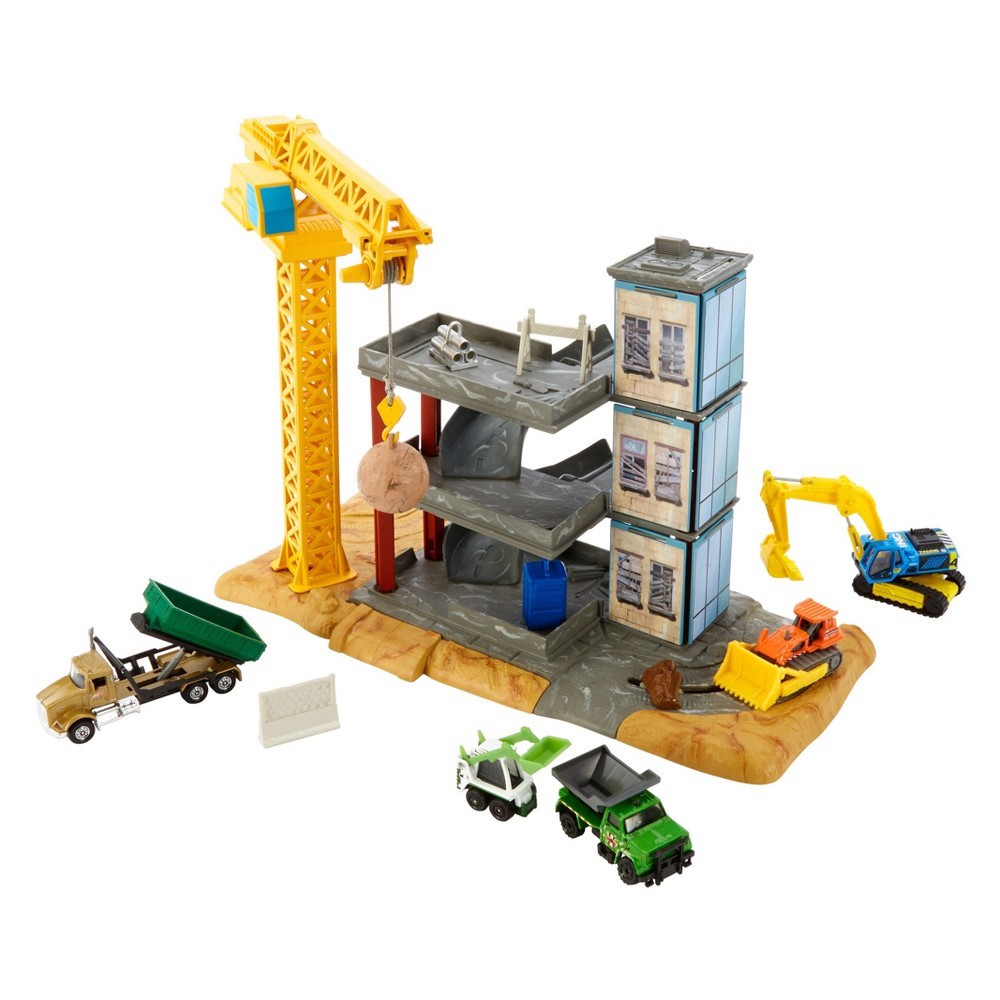 slide 16 of 18, Matchbox Downtown Demolition Playset, 1 ct