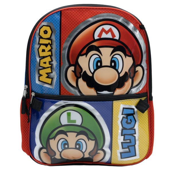 slide 4 of 4, Accessory Innovations 5-Piece Backpack Set, Super Mario Brothers, 1 ct