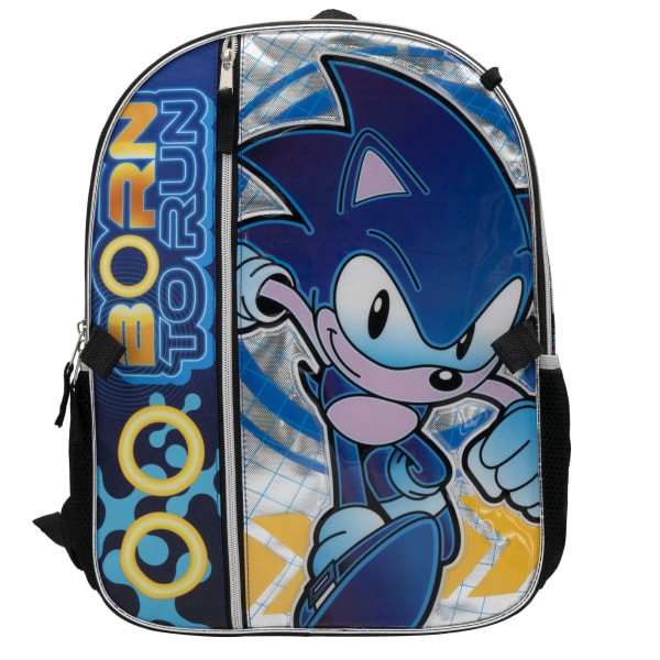 slide 2 of 4, Accessory Innovations 5-Piece Backpack Set, Sonic The Hedgehog, 1 ct