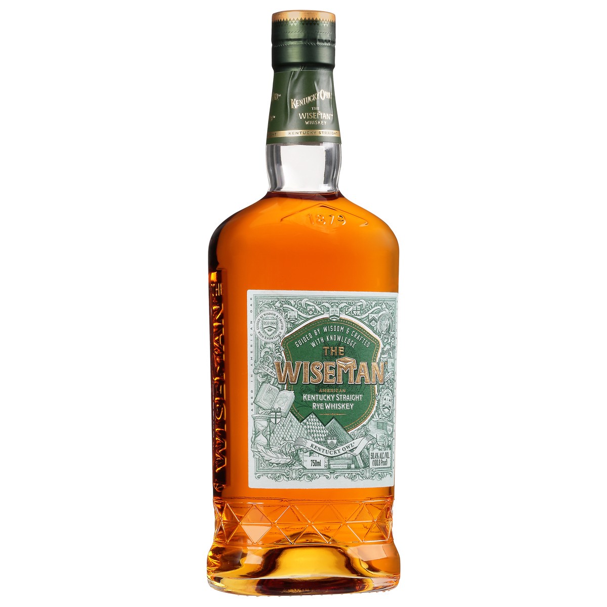 slide 6 of 9, The Wiseman Kentucky Owl Wiseman Rye Whiskey, 750 ml