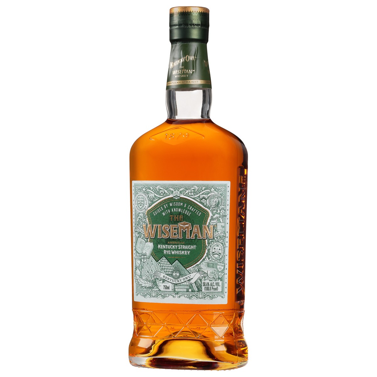 slide 5 of 9, The Wiseman Kentucky Owl Wiseman Rye Whiskey, 750 ml