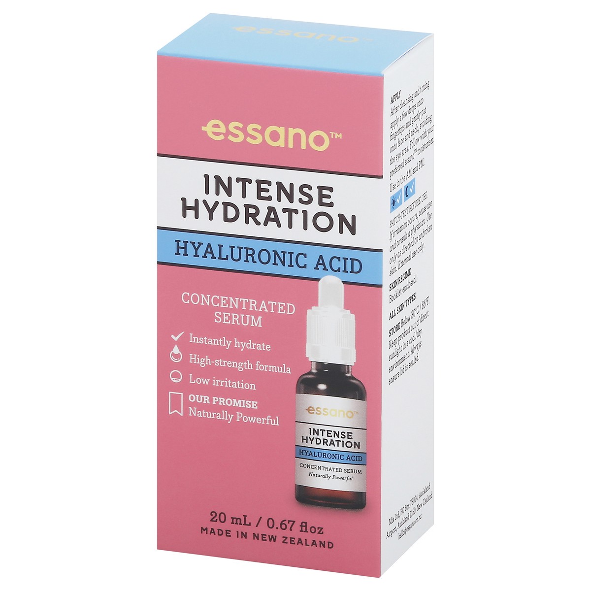 slide 5 of 9, essano Intense Hydration Hyaluronic Acid 0.67 fl oz, 0.67 fl oz