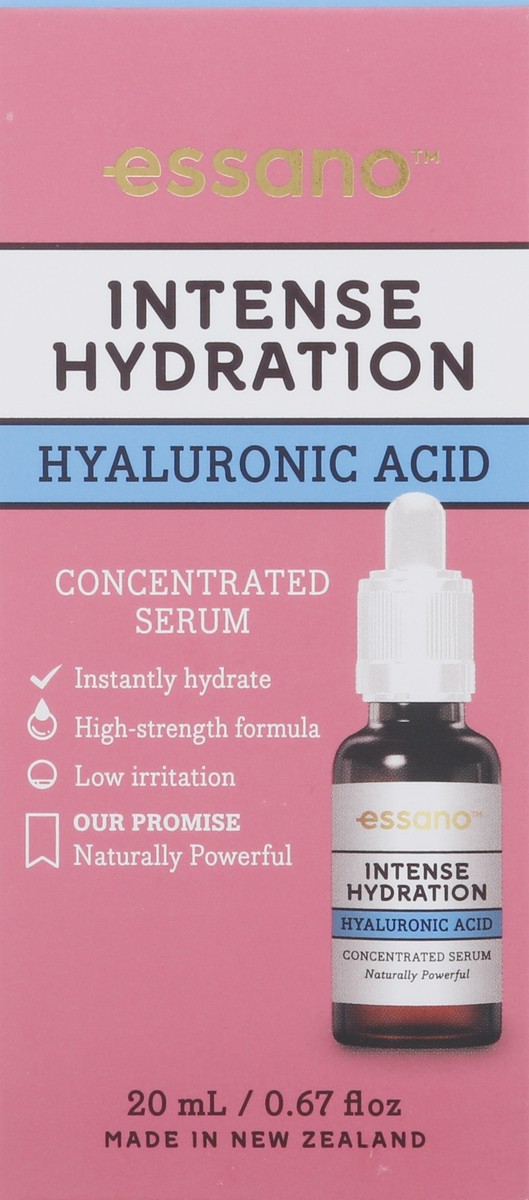 slide 1 of 9, essano Intense Hydration Hyaluronic Acid 0.67 fl oz, 0.67 fl oz