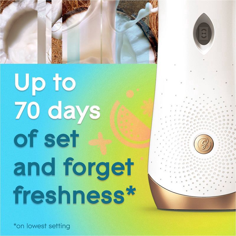slide 2 of 11, Glade Automatic Spray Air Freshener Refill - Cool Coconut - 6.2oz, 6.2 oz