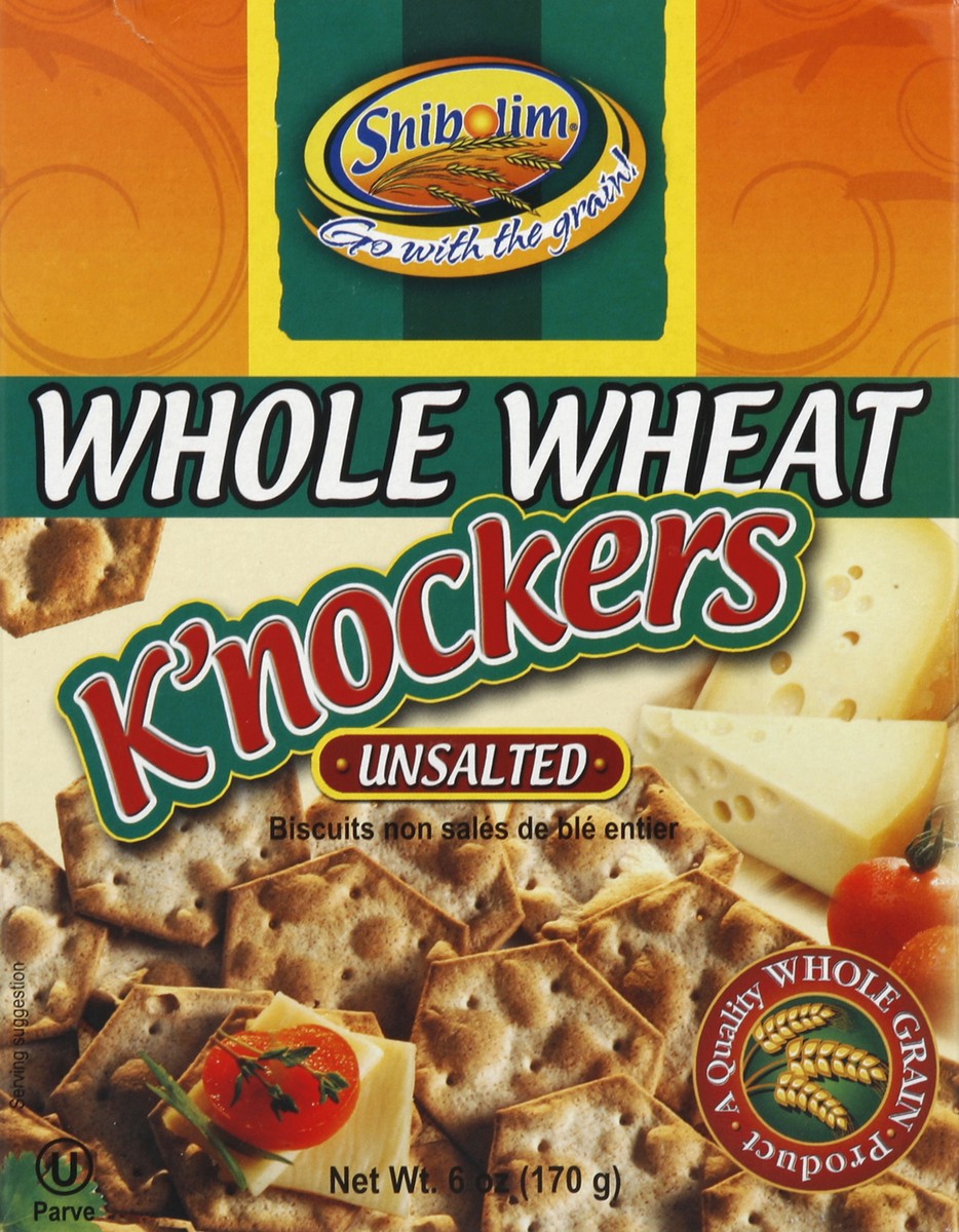 slide 4 of 4, Shibolim Whole Wheat Knockers, 6 oz