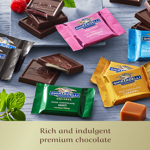slide 6 of 16, GHIRARDELLI Premium Assorted Chocolate Squares, 15.77 oz Bag, 