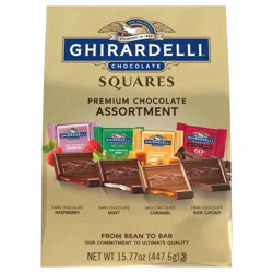 Ghirardelli Premium Assorted Chocolate Squares, 15.77 oz Bag