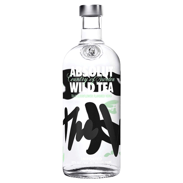 slide 1 of 2, Absolut Wild Tea Vodka, 750 ml