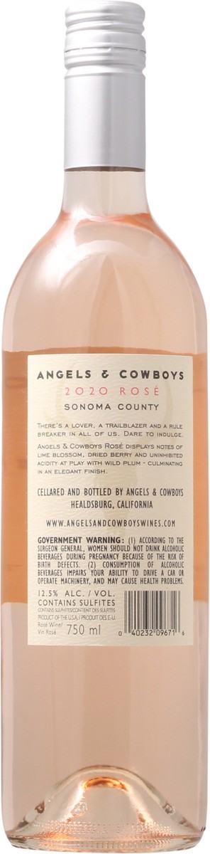 slide 6 of 10, Angels & Cowboys Rose, 750ml, 750 ml