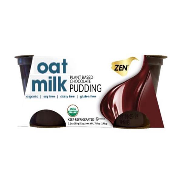 slide 1 of 1, Zen Oat Milk Plant Based Chocolate Pudding 2 Pack, 7 oz