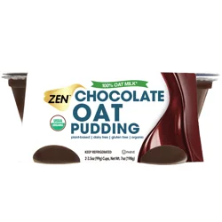 Zen Oat Milk Plant Based Chocolate Pudding 2 Pack