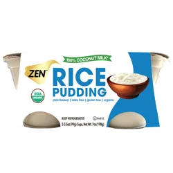 Zen Coconut Rice Plant-Based Pudding, 2 Pack