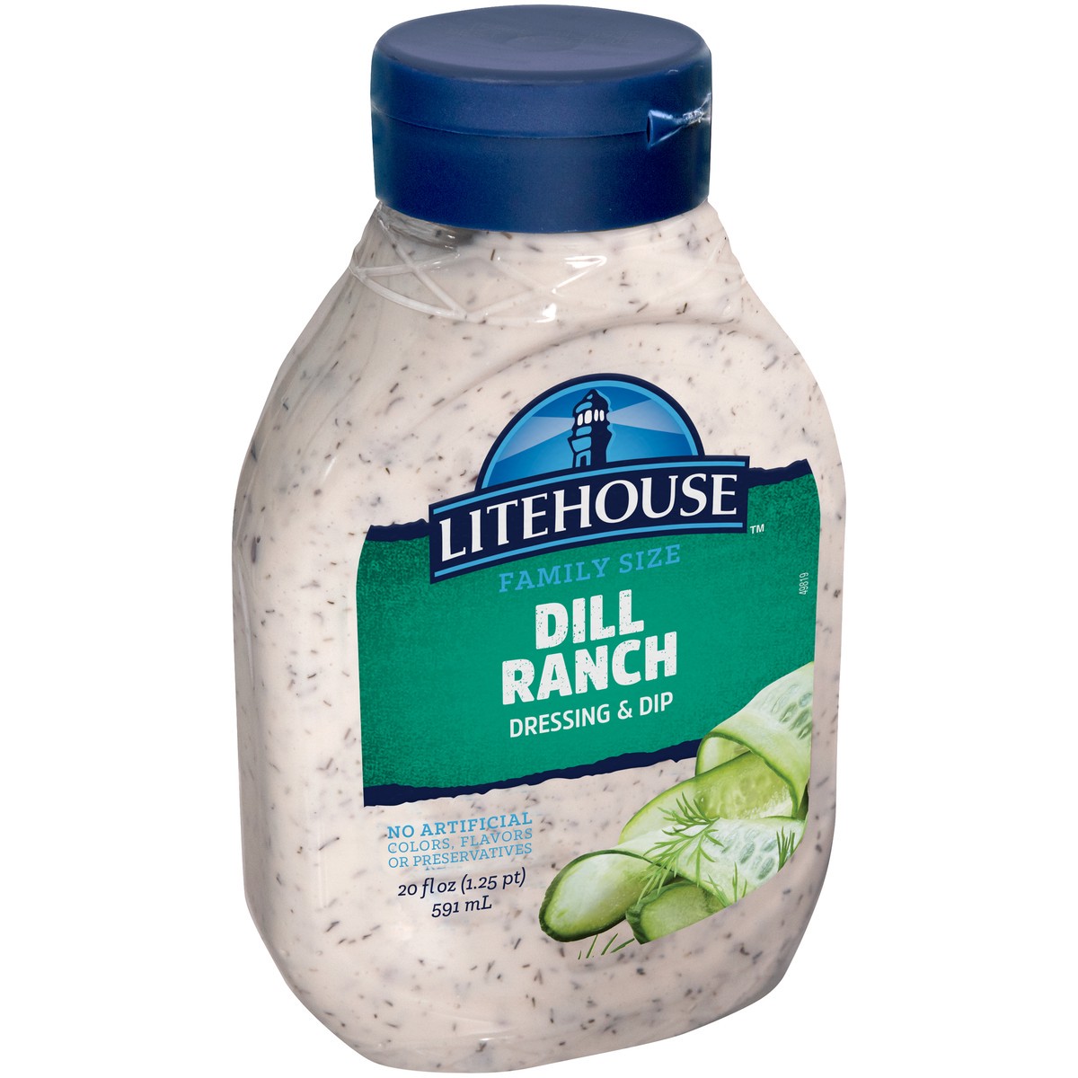 slide 2 of 5, Litehouse Family Size Dill Ranch Dressing & Dip, 20 fl oz