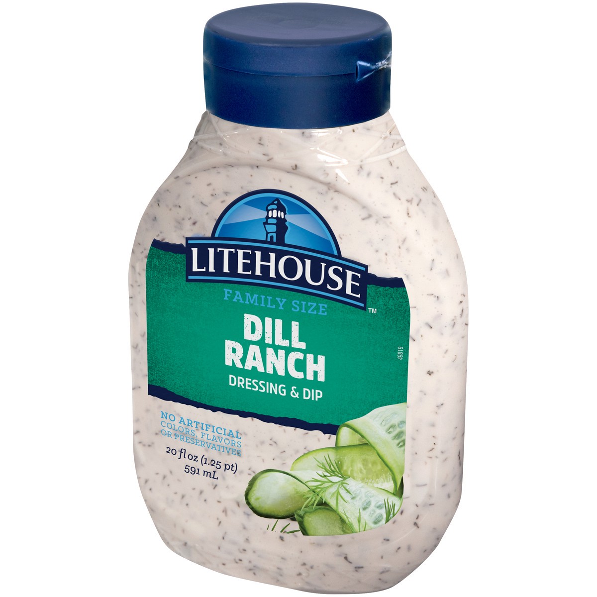 slide 3 of 5, Litehouse Family Size Dill Ranch Dressing & Dip, 20 fl oz