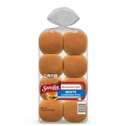 Sara Lee Restaurant Style White Hamburger Buns, 16 count