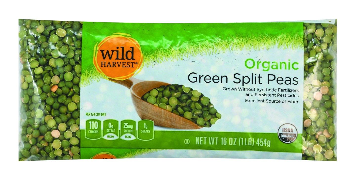 slide 1 of 1, Wild Harvest Organic Green Split Peas, 16 oz