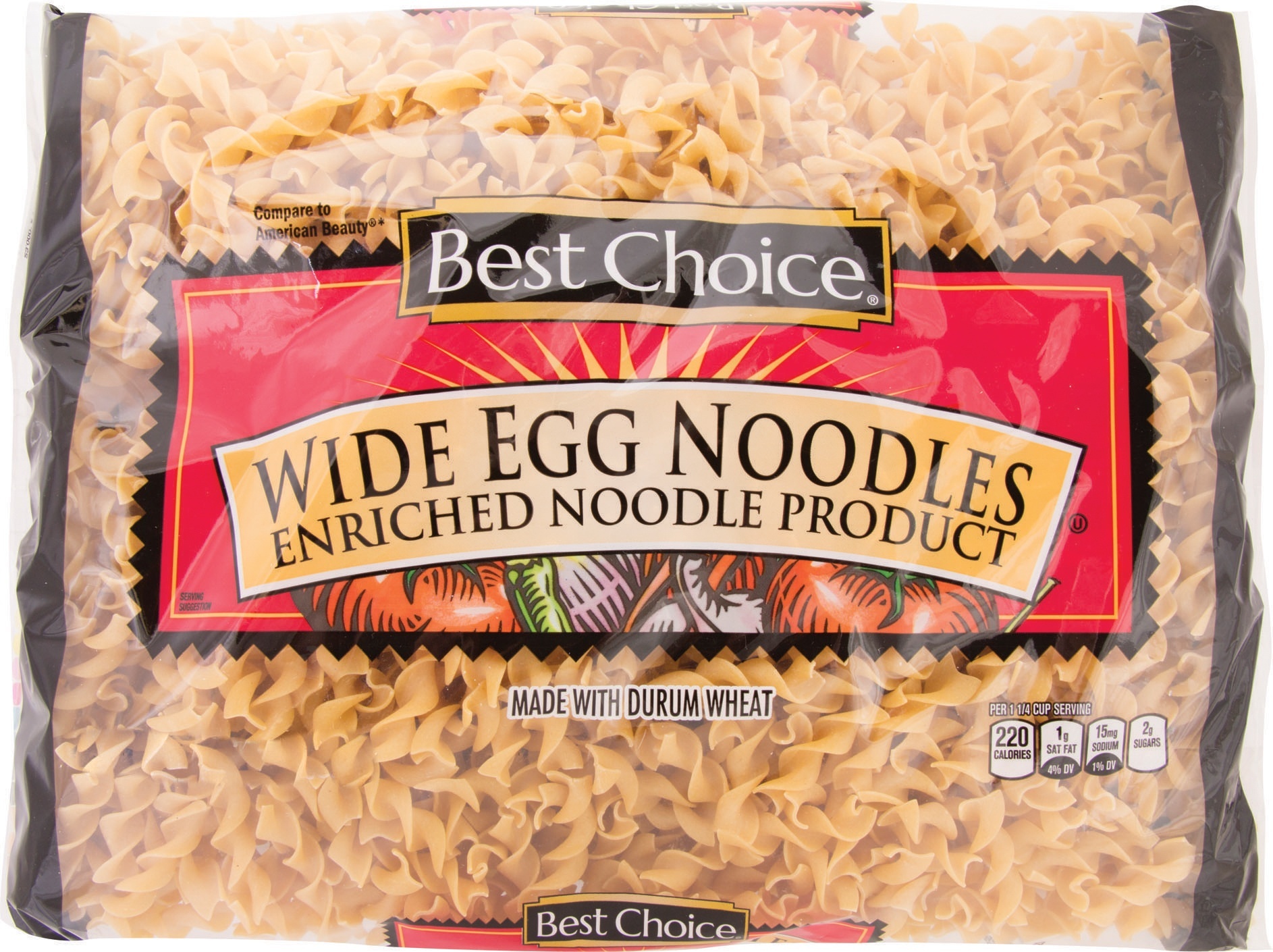 slide 1 of 1, Best Choice Wide Egg Noodles, 24 oz