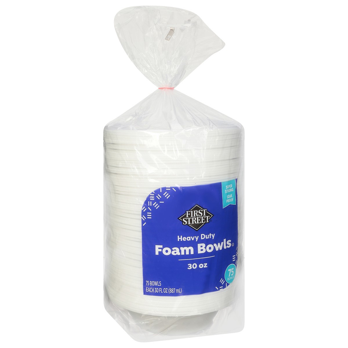 slide 8 of 11, First Street Foam Bowls, 75 ct