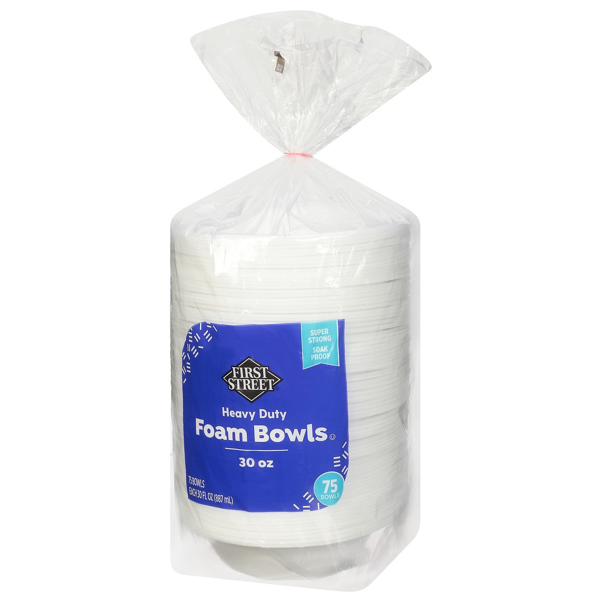 slide 3 of 11, First Street Foam Bowls, 75 ct